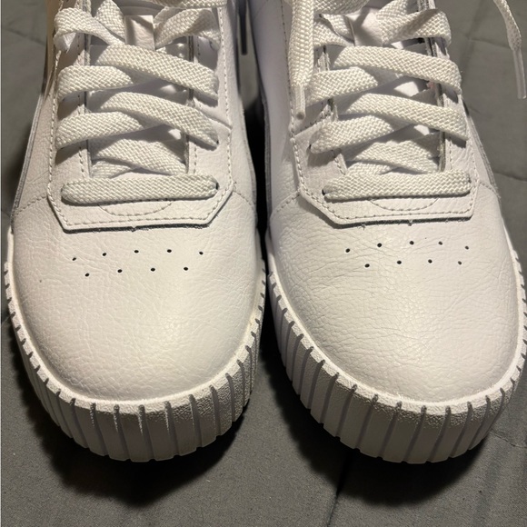 PUMA Carina Mid White Hightop Sneakers Womens Size 7.5 - Picture 6 of 9